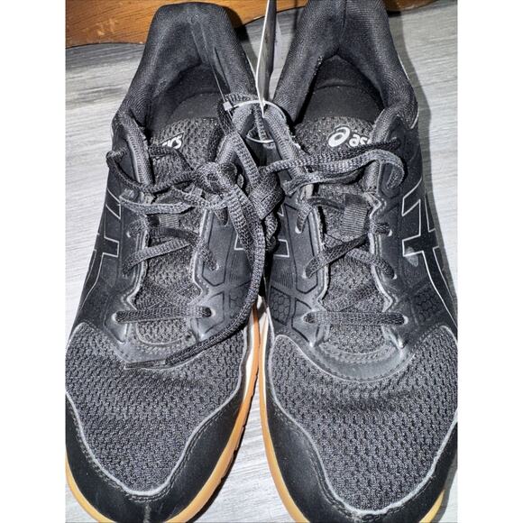 Asics Shoes - Asics Gel Rocket Womens Size 8 Black Gum Court Shoes